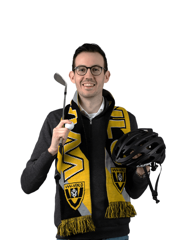 ZeroPlex medewerker Sales en verkoop venlo hobby voetbal, fietsen en golf