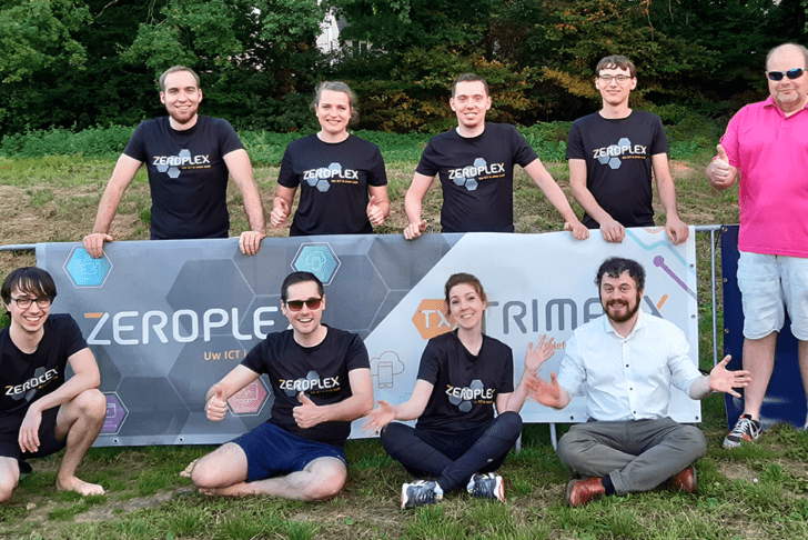 civitas volleybal toernooi Team ZeroPlex 2021 Lokaal betrokken
