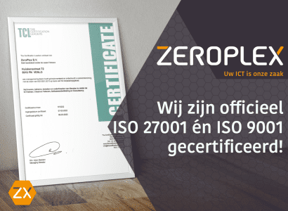 ZeroPlex ISO 2700 9001 certficicaat